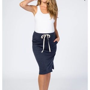 Navy Maternity Skirt from Pink Blush - Like New - Size XL